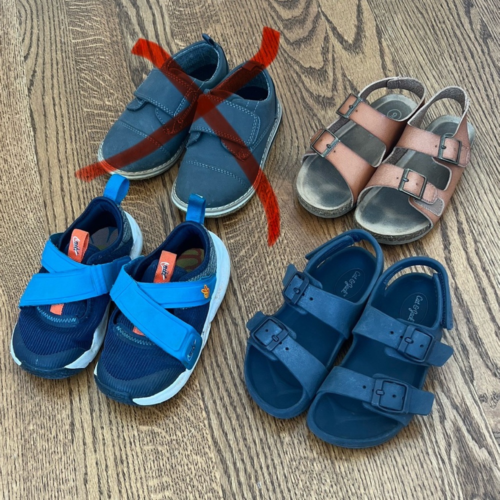 Kids size 9 shoe lot